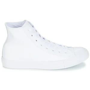 Officielle Converse – CHUCK TAYLOR ALL STAR LEATHER HI Blanc 10