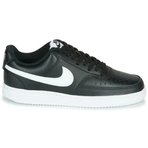 Nike – COURT VISION LOW Noir / Blanc vente à bas prix 10