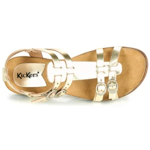 Kickers – ANA Doré Pas Cher Magasin Soldes 18