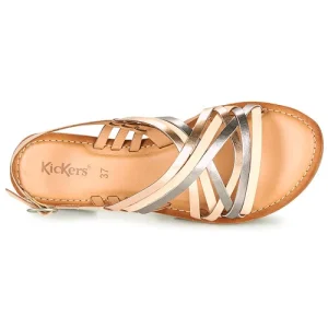 Kickers – ETRUSK Rose / Metal / Argent boutique en france 18