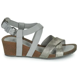 Teva – MAHONIA WEDGE CROSS STRAP ML Gris / Métal Officielle 10