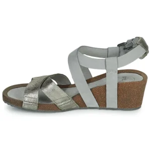 Teva – MAHONIA WEDGE CROSS STRAP ML Gris / Métal Officielle 14