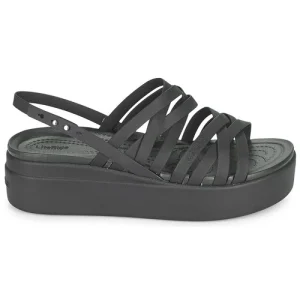 marque pas cher en ligne Crocs – CROCS BROOKLYN STRAPPY LOWWDGW Noir 10