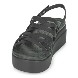 marque pas cher en ligne Crocs – CROCS BROOKLYN STRAPPY LOWWDGW Noir 12