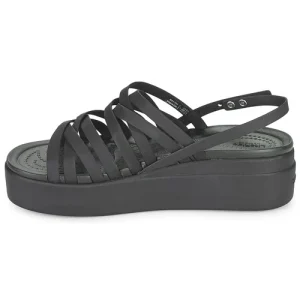 marque pas cher en ligne Crocs – CROCS BROOKLYN STRAPPY LOWWDGW Noir 14