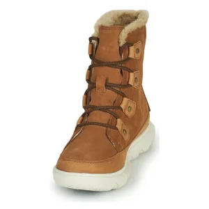 Sorel SOREL EXPLORER II JOAN FAUX FUR Couleur Camel excellents soldes 12