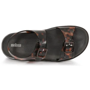 Melissa – MELISSA WIDE SANDAL AD Marron / Noir magasin en ligne france 18