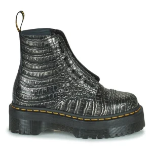 REMISE Dr. Martens SINCLAIR GUNMETAL WILD CROC EMBOSS Couleur Noir 10