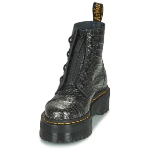 REMISE Dr. Martens SINCLAIR GUNMETAL WILD CROC EMBOSS Couleur Noir 12