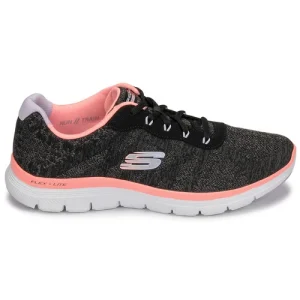 Skechers – FLEX APPEAL 4.0 Noir / Rose magasin en ligne france 10