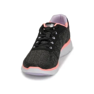 Skechers – FLEX APPEAL 4.0 Noir / Rose magasin en ligne france 12