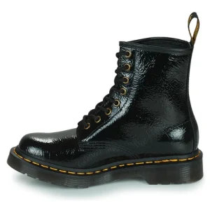 garantis authentique Dr. Martens 1460 DISTRESSED PATENT Couleur Noir 14