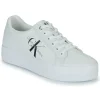 site pas cher Calvin Klein Jeans – VULC FLATFORM LACEUP Blanc 20