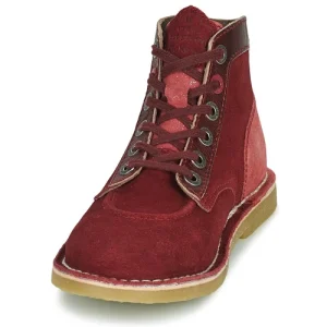 Kickers KICKLEGEND Couleur Bordeaux magasins pour 12