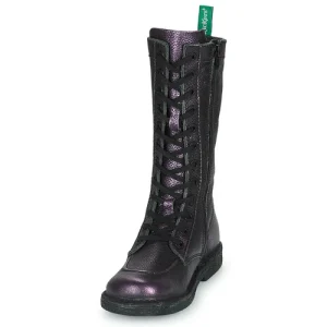 Kickers – MEETKIKNEW Violet soldes pas cher 12