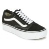 garantis authentique Vans – OLD SKOOL PLATFORM Noir / Blanc 22