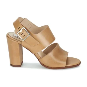 soldes en ligne Dune London – CUPPED BLOCK HEEL SANDAL Beige 10