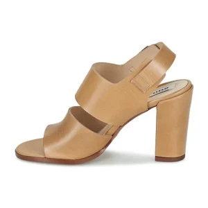 soldes en ligne Dune London – CUPPED BLOCK HEEL SANDAL Beige 14